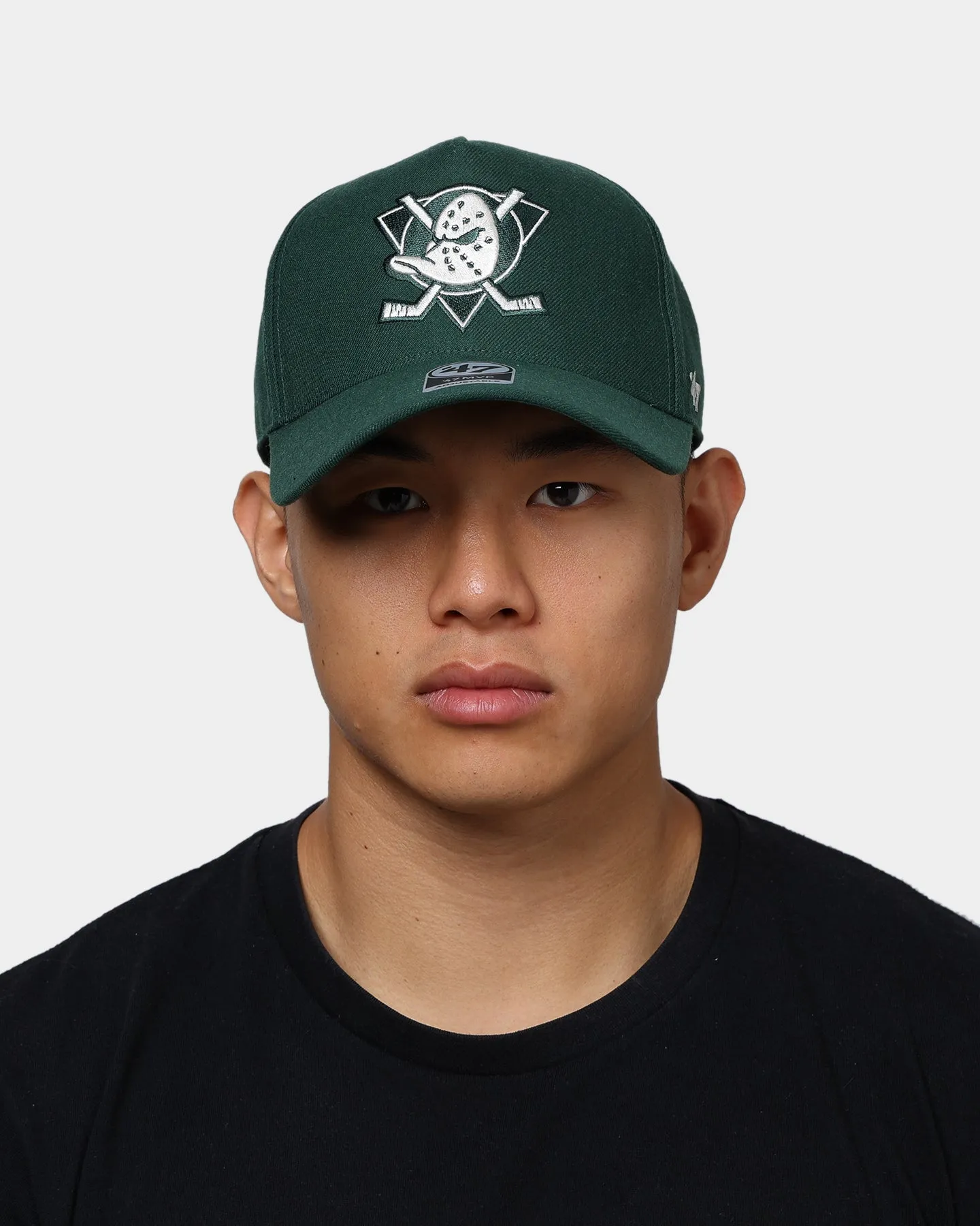 47 Brand Anaheim Ducks Replica MVP DT Snapback Dark Green/Natural