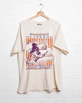 Clemson Tigers Beach Shade Off White Thrifted Tee