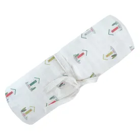 Cotton muslin swaddle - Beach House