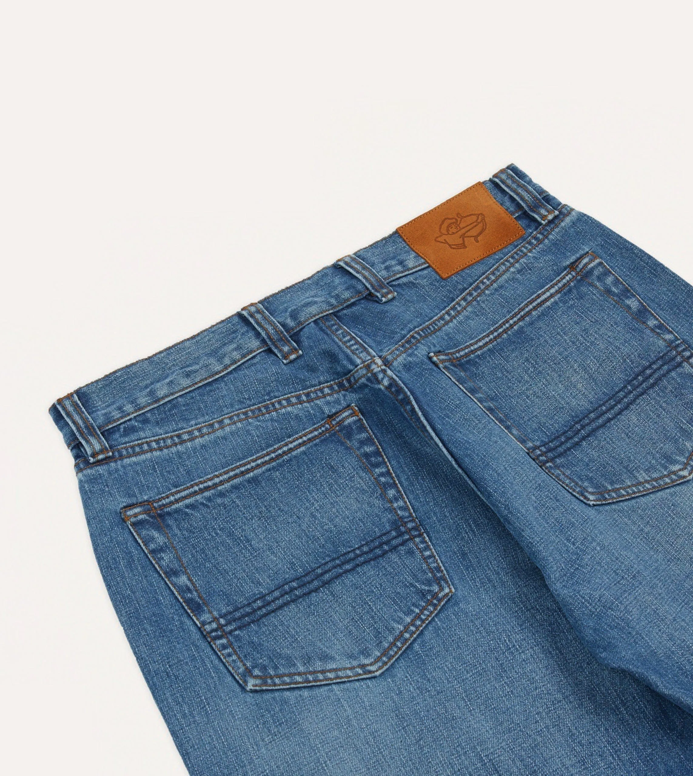 Custom Wash 14.2oz Japanese Selvedge Denim Five-Pocket Jeans