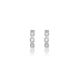 Diamonds by Georgini - Twelve Natural Diamond Link Earrings Silver