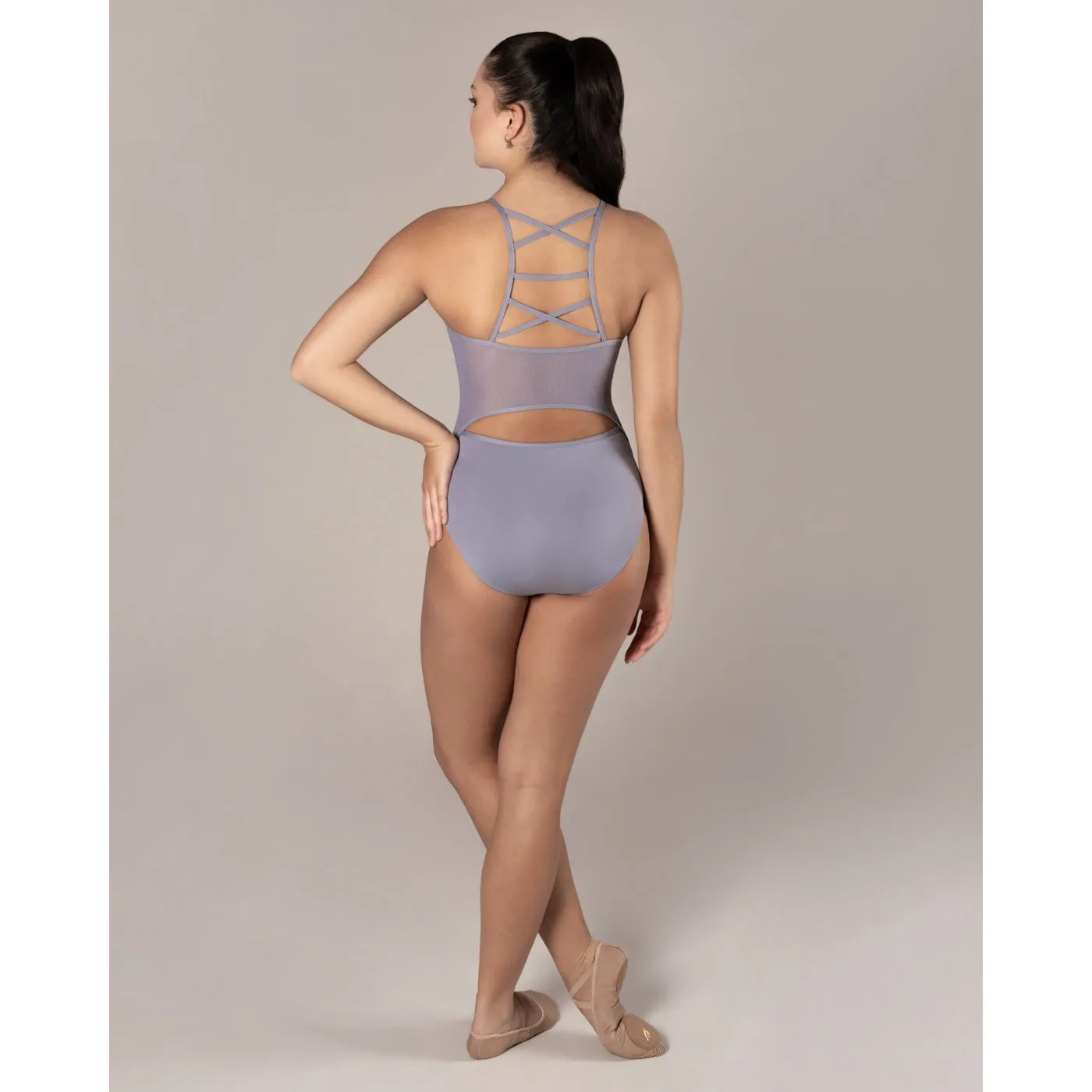 Energetiks Isabelle Zip Leotard | Silver Bullet (Adult)