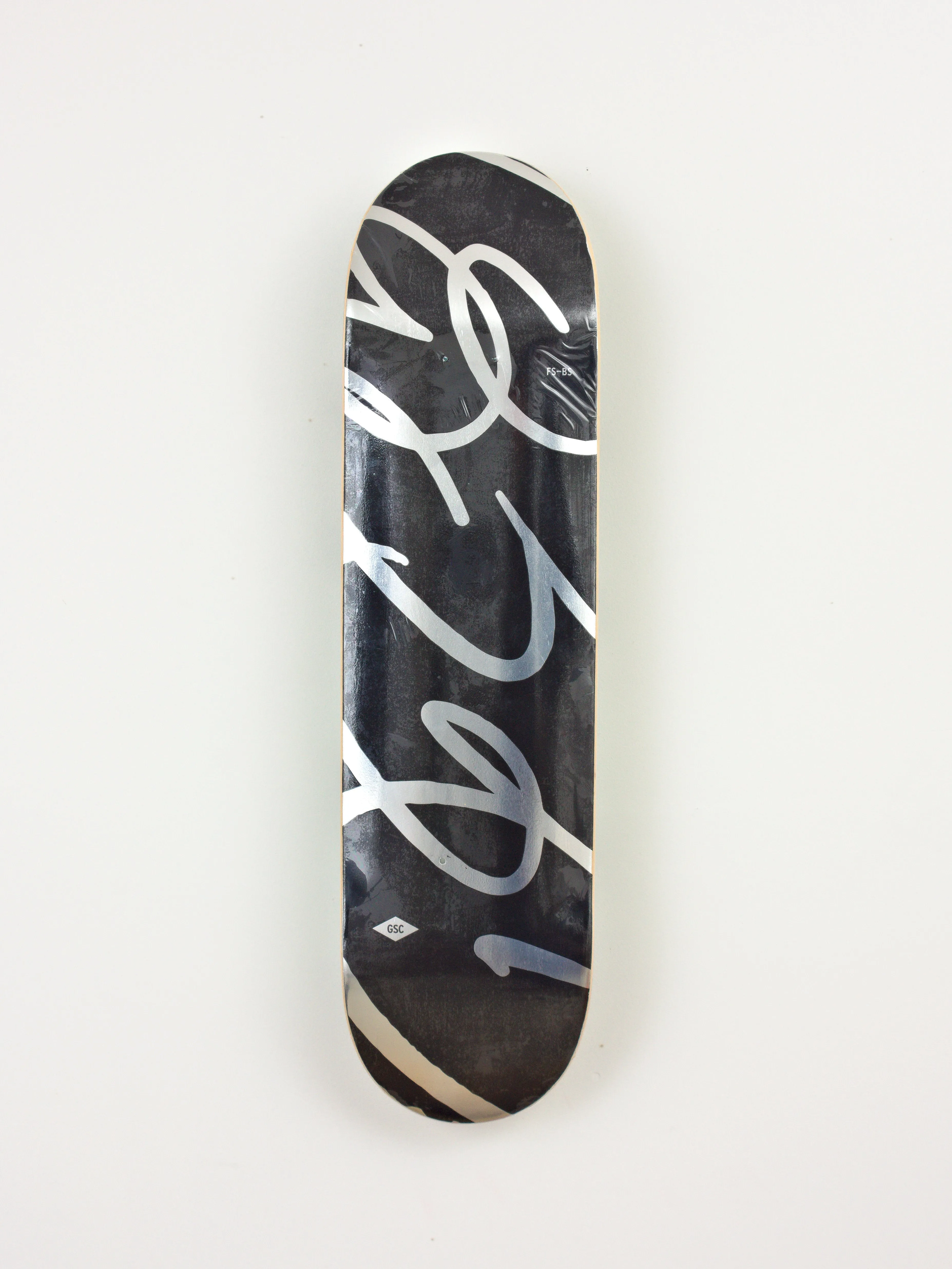 Grind Supply Co - ’dub’ - Team Series 2024 - Skateboard Deck - Black & Chrome 8.25 x 14.2 x 32.00