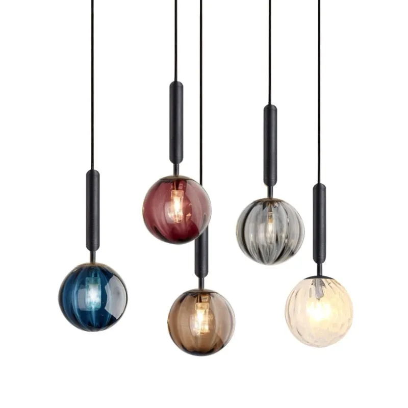 Modern Minimalist Glass Pendant Lamp Art Chandelier