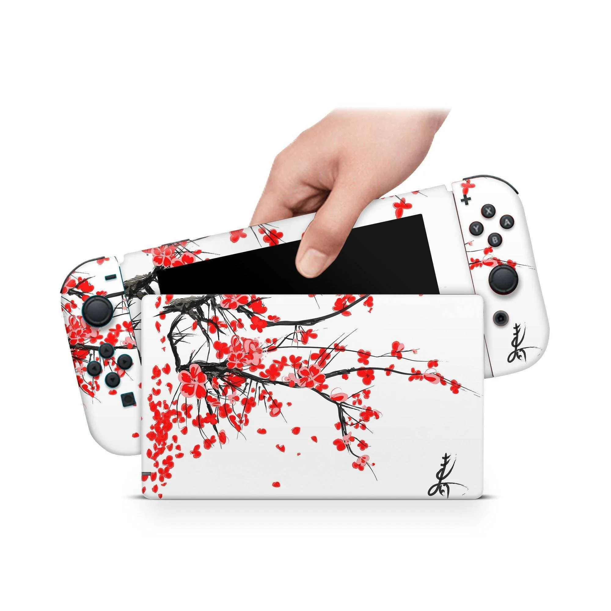 Nintendo Switch Skin Decals - Chinese Floret - Wrap Vinyl Sticker