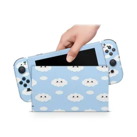 Nintendo Switch Skin Decals - Clouds Kawaii - Wrap Vinyl Sticker