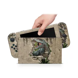 Nintendo Switch Skin Decals - Dinosaur World - Wrap Vinyl Sticker