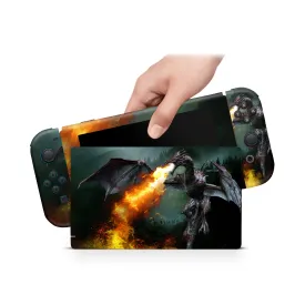 Nintendo Switch Skin Decals - Dragon - Wrap Vinyl Sticker