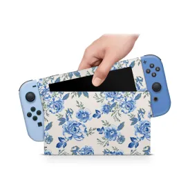 Nintendo Switch Skin Decals - Sentimental Baby blue - Wrap Vinyl Sticker