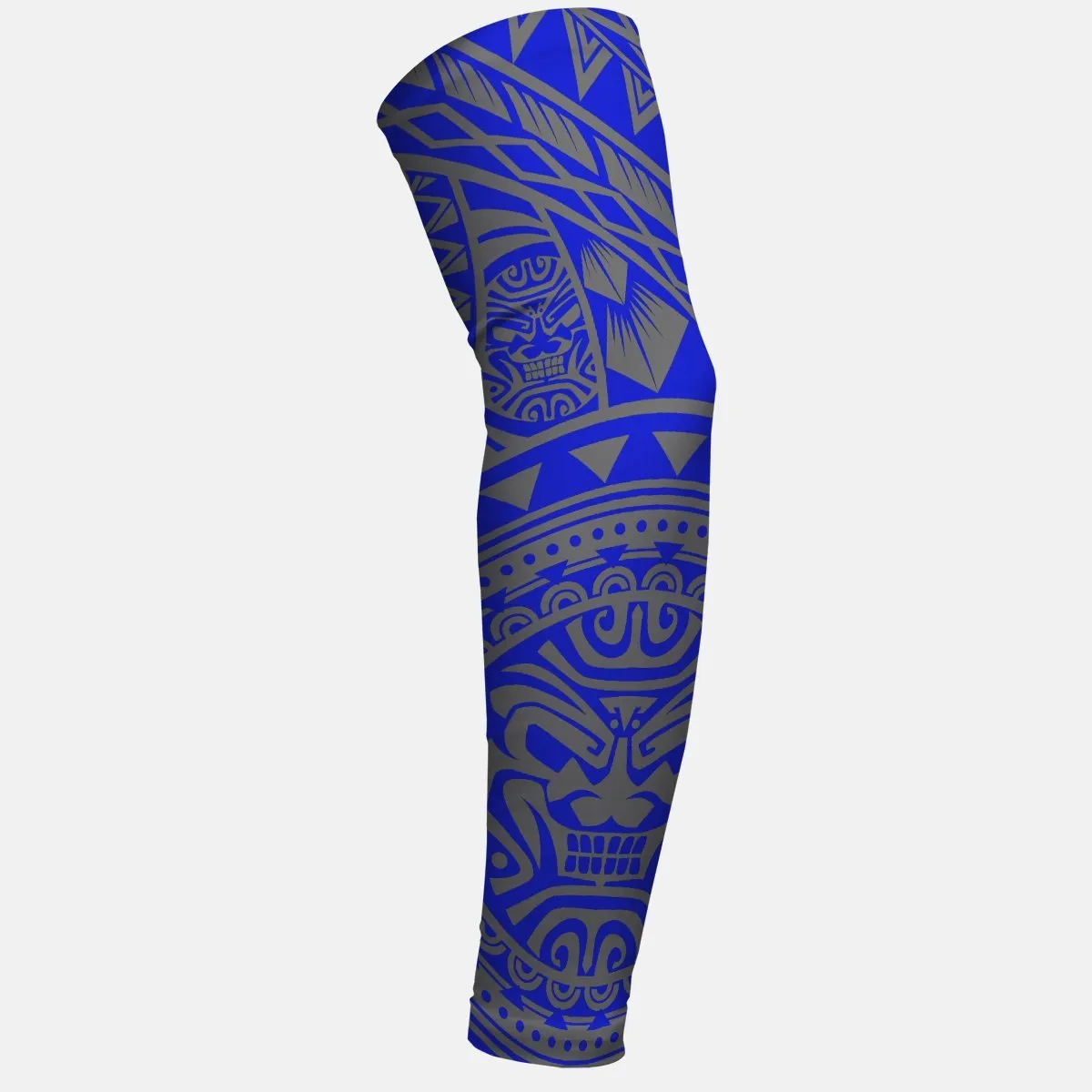 Oceanic Warrior Gray Blue Arm Sleeve