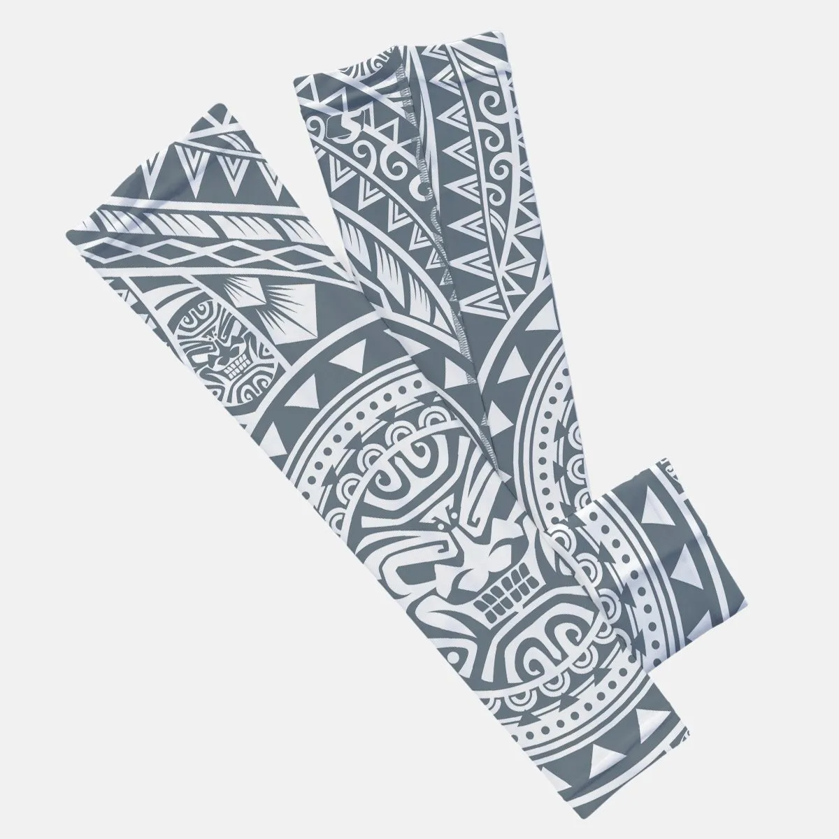 Oceanic Warrior Gray Kids Arm Sleeve