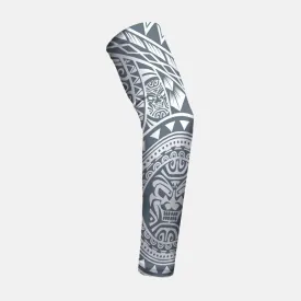 Oceanic Warrior Gray Kids Arm Sleeve