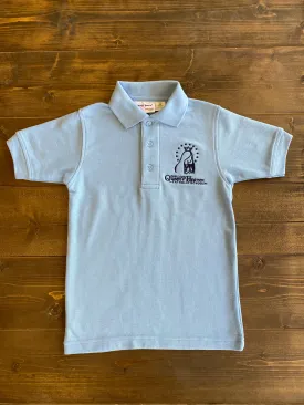 OLQH Light Blue Boy Knit Polo S/S