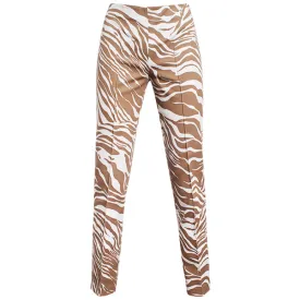 Printed Contour Pant In Natural Zebra