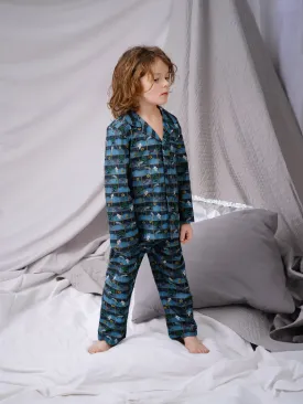 SAM - BOYS' PYJAMA SET LIBERTY KOI FISH PRINT