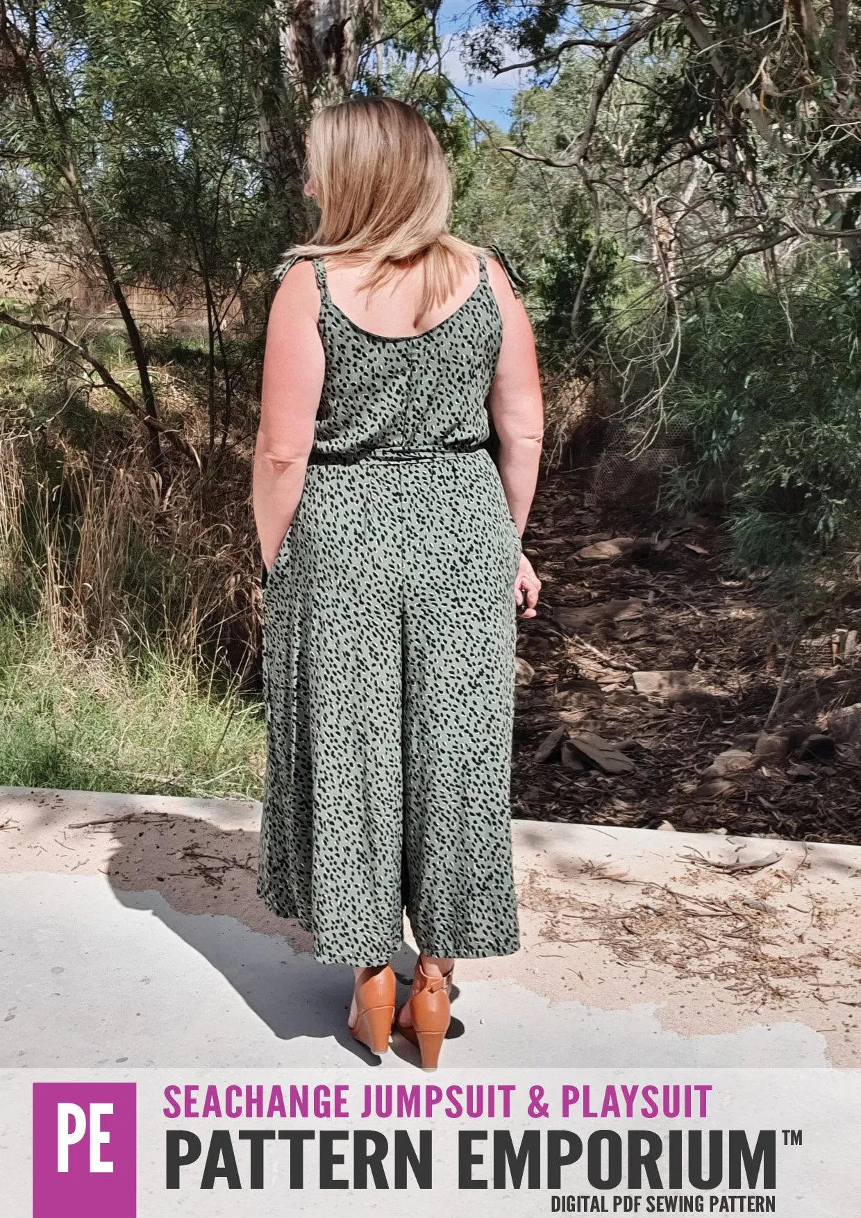 SeaChange | Jumpsuit Playsuit Romper Sewing Pattern