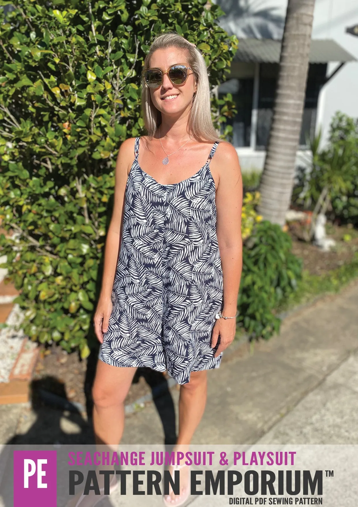 SeaChange | Jumpsuit Playsuit Romper Sewing Pattern