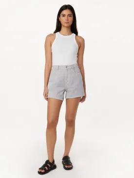 The Courtney Loose Denim Short in Vintage Grey