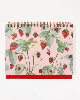 Weekly Desk Planner - Fraise